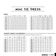 Charger l'image dans la galerie, PDF Mini Tie Dress Pattern for Ages 1 – 12 (Sizes 80–150 cm) | Sewing Therapy