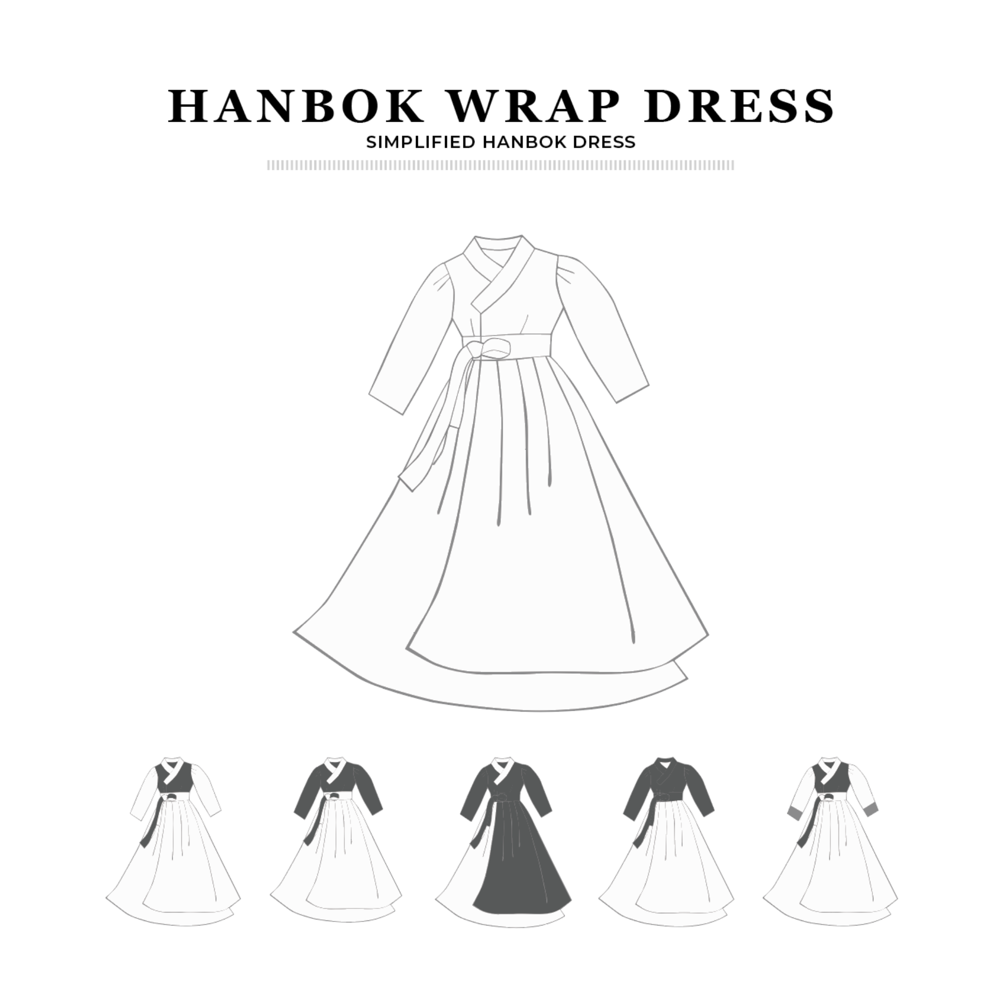 hanbok dress pattern free