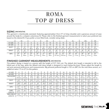 Charger l'image dans la galerie, PDF Roma Top & Dress Pattern - Sewing Therapy