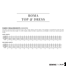 Charger l'image dans la galerie, PDF Roma Top & Dress Pattern - Sewing Therapy