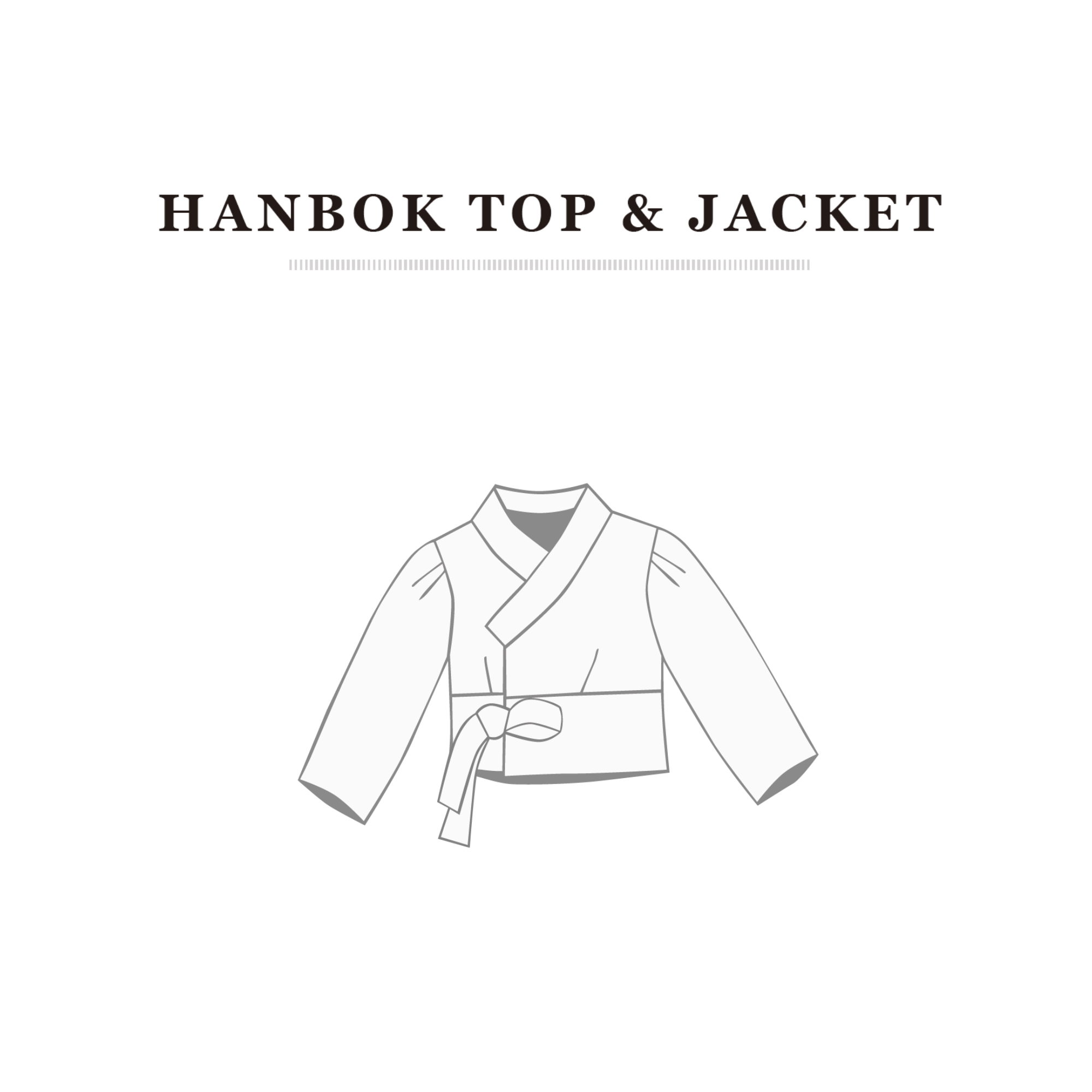 PDF Hanbok Top Jacket Pattern Sewing Therapy Two O Nine Fabric