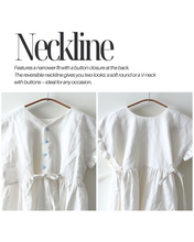 Load image into Gallery viewer, PDF Mini Tie Dress Pattern for Ages 1 – 12 (Sizes 80–150 cm) | Sewing Therapy