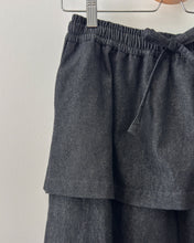 Load image into Gallery viewer, 1/2 Yard 6 Oz DENIM TWILL Cotton 100% -Black 66" Wide