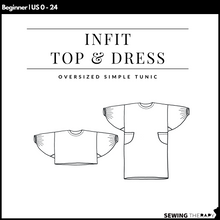 Charger l'image dans la galerie, PDF Infit Top & Dress Pattern - Sewing Therapy