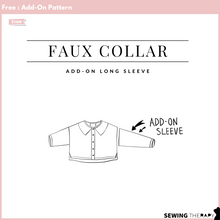Charger l'image dans la galerie, :: FREE :: PDF Faux Collar Coat Sleeve - Sewing Therapy