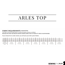 Charger l'image dans la galerie, PDF Arles Top Pattern - Sewing Therapy