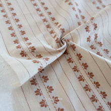 Load image into Gallery viewer, 1/2 Yard Golden Hour Deco Stripe in Umber 44" Wide