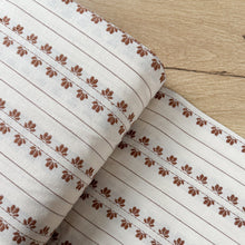 Charger l'image dans la galerie, 1/2 Yard Golden Hour Deco Stripe in Umber 44" Wide