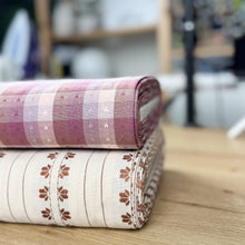 Charger l'image dans la galerie, 1/2 Yard Golden Hour Gingham Hearts in Cameo Pink 44" Wide