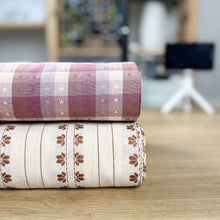 Charger l'image dans la galerie, 1/2 Yard Golden Hour Gingham Hearts in Cameo Pink 44" Wide