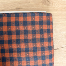 Load image into Gallery viewer, 1/2 Yard Dobby Hearts Gingham Cotton in Sunday Best 54" Wide