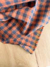 Load image into Gallery viewer, 1/2 Yard Dobby Hearts Gingham Cotton in Sunday Best 54" Wide