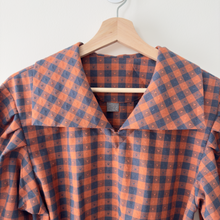 Load image into Gallery viewer, 1/2 Yard Dobby Hearts Gingham Cotton in Sunday Best 54" Wide