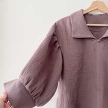 Charger l'image dans la galerie, 1/2 Yard Organic Cotton Double Gauze - Taupe Cotton 100% 52" Wide