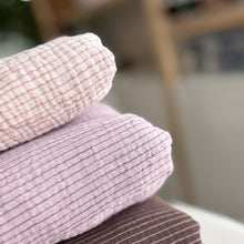 Charger l'image dans la galerie, 1/2 Yard Organic Cotton Double Gauze - Pale Pink Stripe Cotton 100% 52" Wide