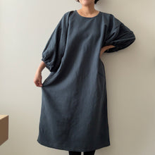 Load image into Gallery viewer, 1/2 Yard SS LINEN - Washed Linen Organic Cotton Twill - Teal 54" Wide