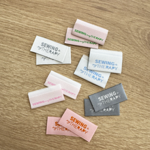 Charger l'image dans la galerie, Assorted Sewing Labels - SEWING IS MY THERAPY (12 Labels in each envelope)