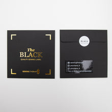 Charger l'image dans la galerie, My Black Label Sewing Labels - THE BLACK from Sewing Therapy (10 Labels in each envelope)