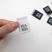 Charger l'image dans la galerie, HAND Sewing Labels - THE BLACK from Sewing Therapy (10 Labels in each envelope)