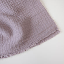 Load image into Gallery viewer, 1/2 Yard Organic Cotton Double Gauze - Lilac Cotton 100% 52" Wide