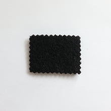 Charger l'image dans la galerie, 1/2 Yard Cloud Pastel Boiled Wool Coating - Black 56" Wide