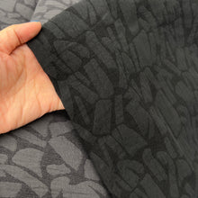 Load image into Gallery viewer, 1/2 Yard Terrazzo Linen Blend Jacquard - Black 50" Wide