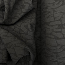 Load image into Gallery viewer, 1/2 Yard Terrazzo Linen Blend Jacquard - Black 50" Wide