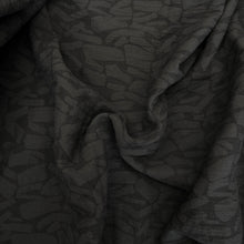 Load image into Gallery viewer, 1/2 Yard Terrazzo Linen Blend Jacquard - Black 50" Wide