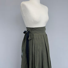 Charger l'image dans la galerie, 1/2 Yard Sand Wash Finish Cotton - 2 Dark Sage from Serene Collection 56" Wide