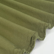 Charger l'image dans la galerie, 1/2 Yard Sand Wash Finish Cotton - 17 Moss from Serene Collection 56" Wide