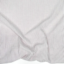 Charger l'image dans la galerie, 1/2 Yard Organic Cotton Double Gauze - Lilac / White Stripe Cotton 100% 52" Wide