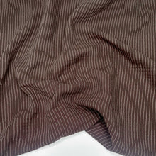 Load image into Gallery viewer, 1/2 Yard Organic Cotton Double Gauze - Espresso Stripe Cotton 100% 52" Wide