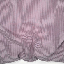Charger l'image dans la galerie, 1/2 Yard Organic Cotton Double Gauze - Lilac Stripe Cotton 100% 52" Wide