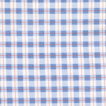 Load image into Gallery viewer, 1/2 Yard Blue Check - Cotton Lawn 100% 62&quot; Wide
