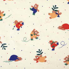 Load image into Gallery viewer, 10 Yard Bolt Sale - 100% Cotton Oxford Skate Bear 60" Wide : Dailylike Canada