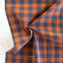 Load image into Gallery viewer, 1/2 Yard Dobby Hearts Gingham Cotton in Sunday Best 54" Wide