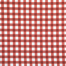 Load image into Gallery viewer, 1/2 Yard Red Check - Cotton Lawn 100% 62&quot; Wide
