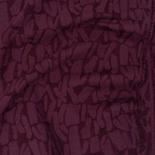 Load image into Gallery viewer, 1/2 Yard Terrazzo Linen Blend Jacquard - Merlot 50" Wide
