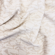 Load image into Gallery viewer, 1/2 Yard Terrazzo Linen Blend Jacquard - Cream 50" Wide