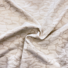 Load image into Gallery viewer, 1/2 Yard Terrazzo Linen Blend Jacquard - Cream 50" Wide