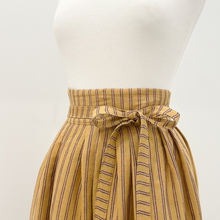 Load image into Gallery viewer, 1/2 Yard Ethereal Stripe Linen - Amber 54" Wide