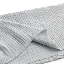 Load image into Gallery viewer, 1/2 Yard Pigment Bio Washed Double Gauze - Grey Cotton 100% 57" Wide