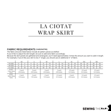 Charger l'image dans la galerie, PDF La Ciotat Wrap Skirt Pattern - Sewing Therapy