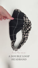 Load and play video in Gallery viewer, :: FREE ::  PDF Double Loop Headband - Sewing Therapy
