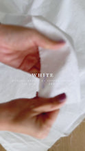 Charger et lire la vidéo dans la visionneuse de la Galerie, 1/2 Yard Sand Wash Finish Cotton - 10 White from Serene Collection 56" Wide