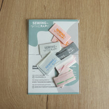 Charger l'image dans la galerie, Assorted Sewing Labels - SEWING IS MY THERAPY (12 Labels in each envelope)