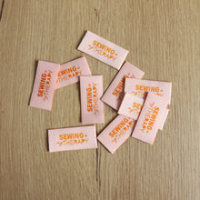 Charger l'image dans la galerie, Orange - SEWING IS MY THERAPY (10 Labels in each envelope)