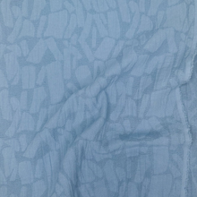 Charger l'image dans la galerie, 1/2 verge de jacquard en mélange de lin Terrazzo - Bleu ciel, 50" de large