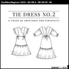 Charger l'image dans la galerie, PDF Tie Dress NO 2 Pattern - Sewing Therapy