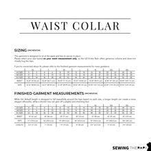 Load image into Gallery viewer, PDF Waist Collar Pattern - Sewing Therapy